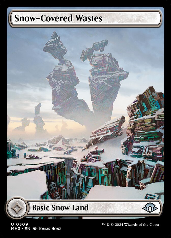 Snow-Covered Wastes MH3-309 Modern Horizons 3 Magic card