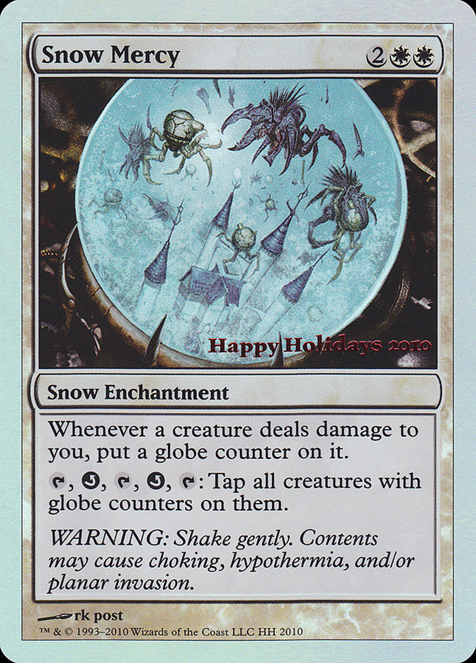 Snow Mercy HHO-10 Happy Holidays Magic card