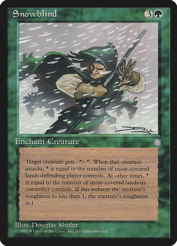 Snowblind ICE-264 Ice Age Magic card