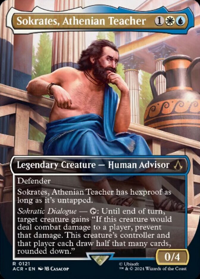 Sokrates, Athenian Teacher ACR-121 Assassin's Creed Magic card