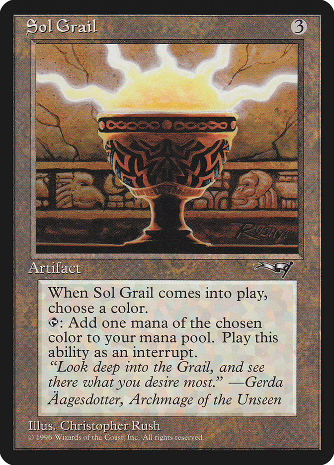 Sol Grail ALL-130 Alliances Magic card