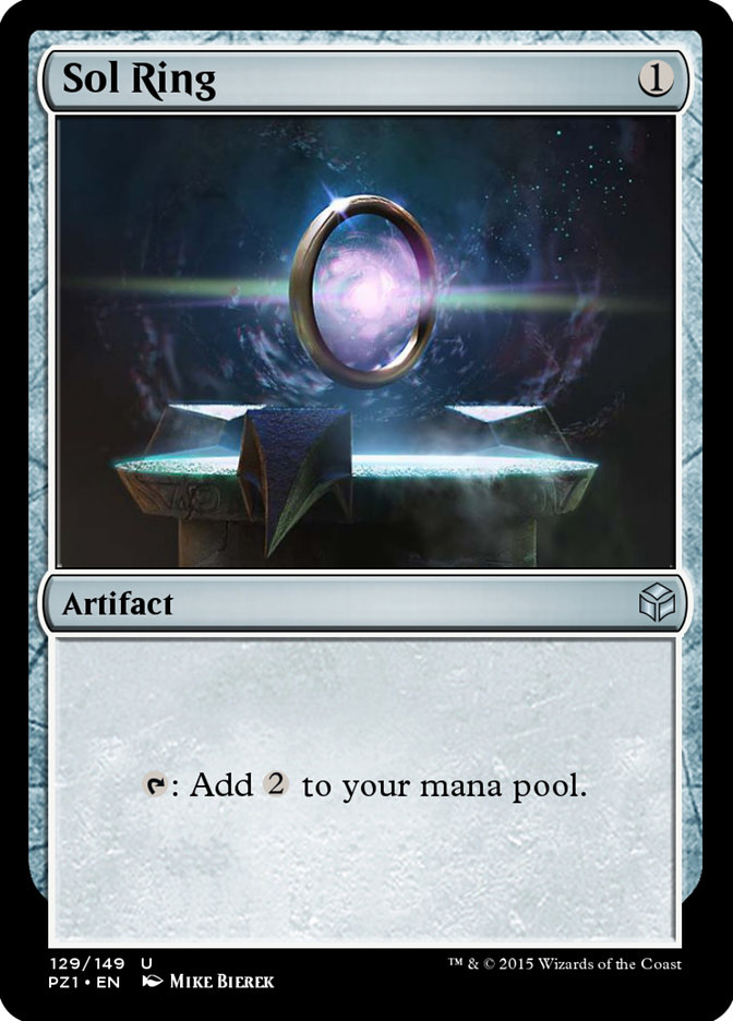 Sol Ring PZ1-129 Legendary Cube Prize Pack Magic card