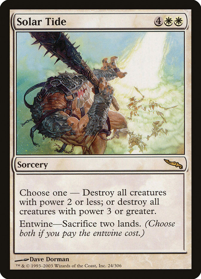 Solar Tide MRD-24 Mirrodin Magic card