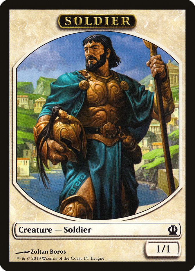 Soldier L13-4 League Tokens 2013 Magic card