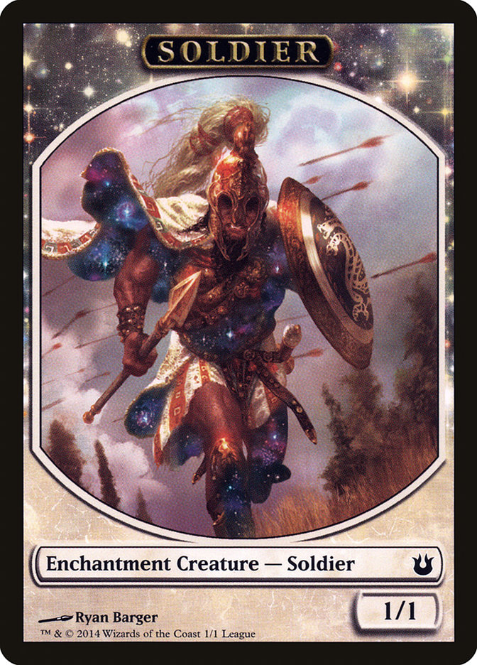 Soldier L14-1 League Tokens 2014 Magic card