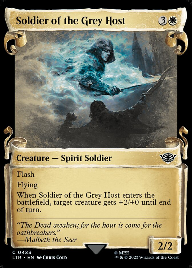 Soldier of the Grey Host LTR-483 The Lord of the Rings: Tales of Middle-earth Magic card