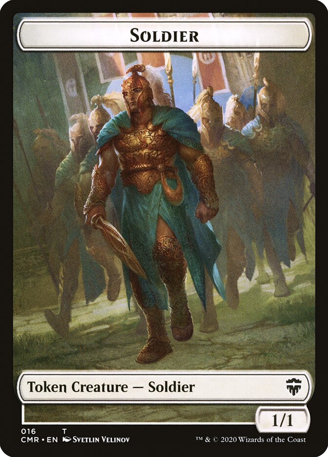 Soldier TCMR-16 Commander Legends Tokens Magic card