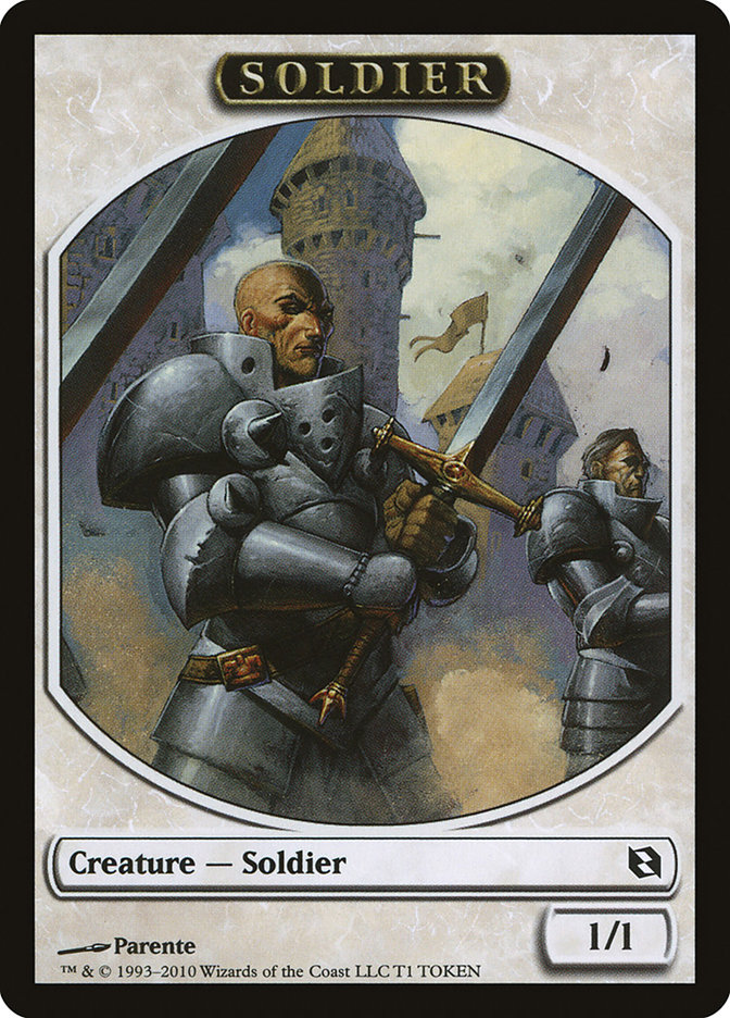 Soldier TDDF-1 Duel Decks: Elspeth vs. Tezzeret Tokens Magic card