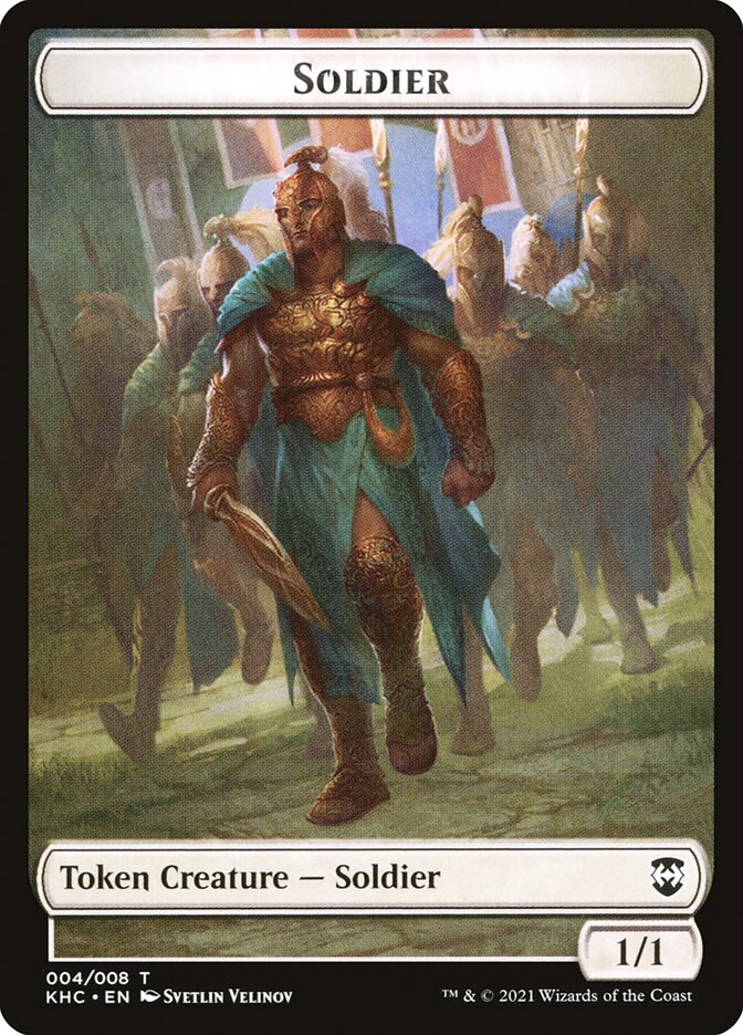 Soldier TKHC-4 Kaldheim Commander Tokens Magic card