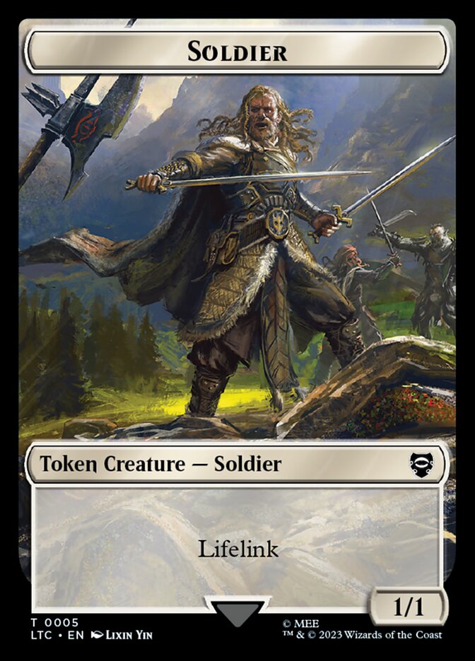 Soldier TLTC-5 Tales of Middle-earth Commander Tokens Magic card