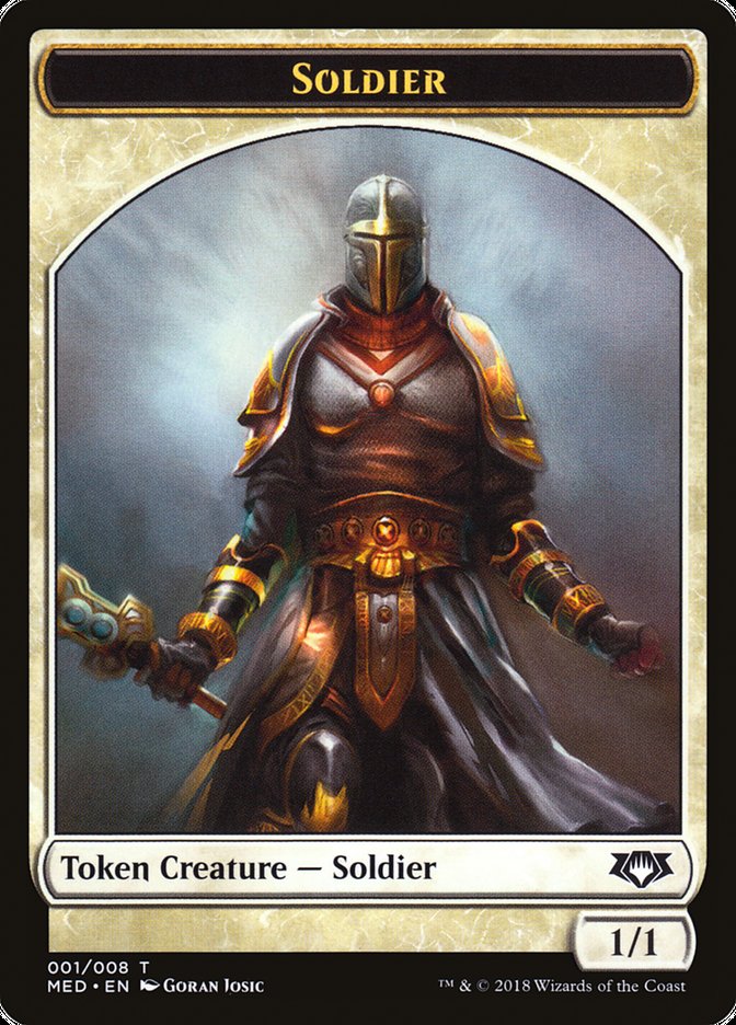 Soldier TMED-G1 Mythic Edition Tokens Magic card