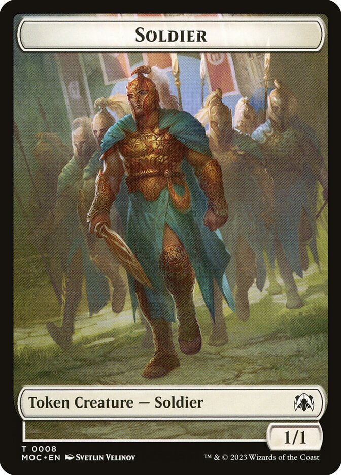 Soldier TMOC-8 March of the Machine Commander Tokens Magic card