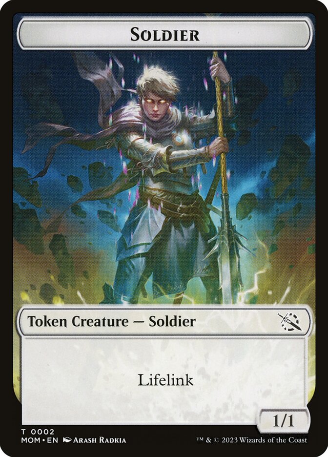 Soldier TMOM-2 March of the Machine Tokens Magic card