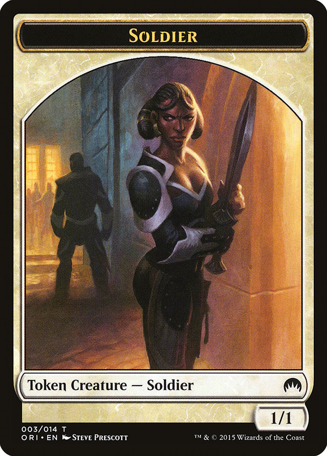 Soldier TORI-3 Magic Origins Tokens Magic card