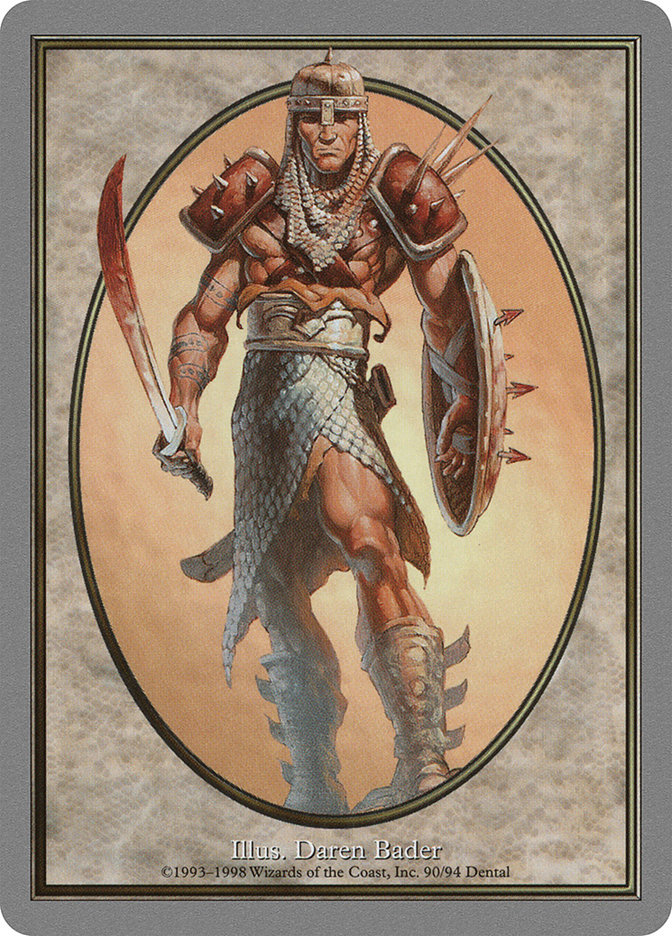 Soldier TUGL-2 Unglued Tokens Magic card