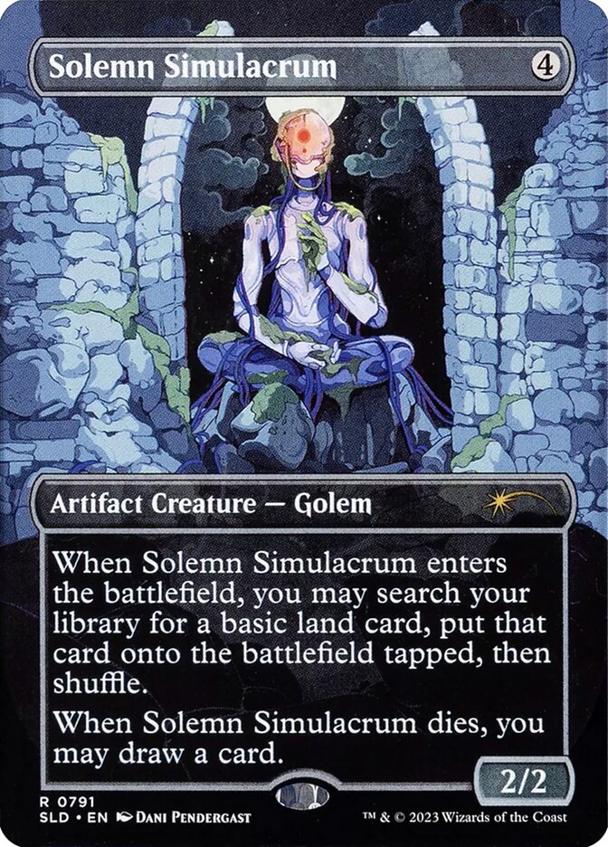 Solemn Simulacrum SLD-791 Secret Lair Drop Magic card
