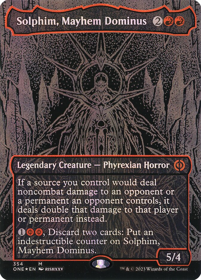 Solphim, Mayhem Dominus ONE-354 Phyrexia: All Will Be One Magic card