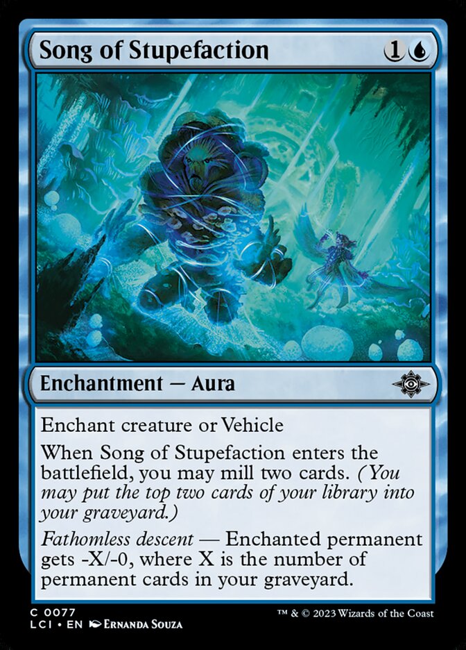 Song of Stupefaction LCI-77 The Lost Caverns of Ixalan Magic card