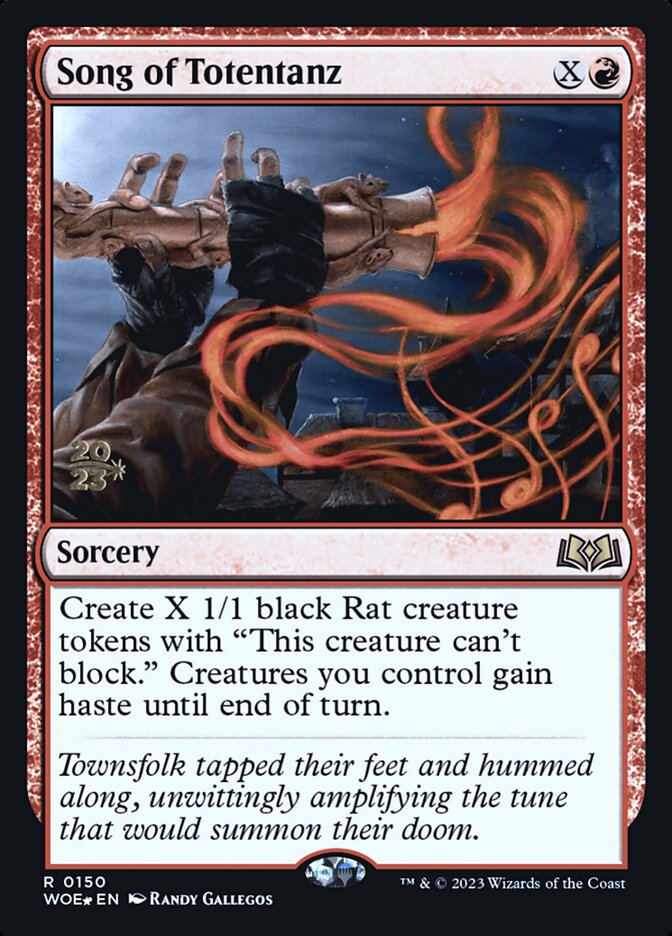 Song of Totentanz PWOE-150S Wilds of Eldraine Promos Magic card