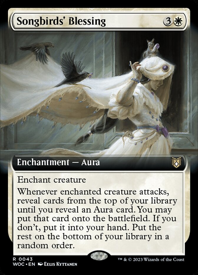 Songbirds' Blessing WOC-43 Wilds of Eldraine Commander Magic card
