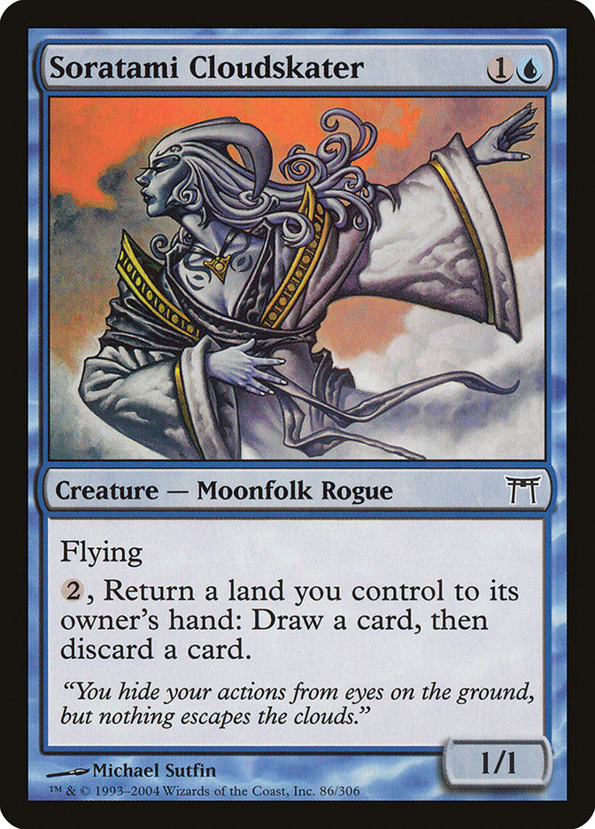 Soratami Cloudskater CHK-86 Champions of Kamigawa Magic card