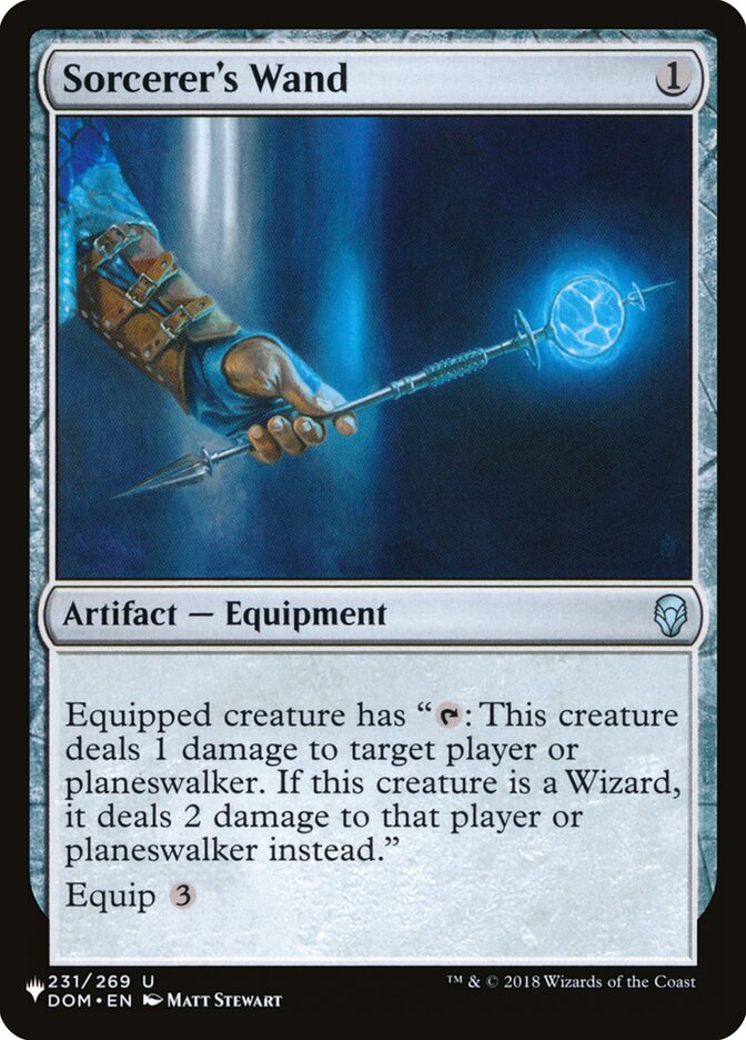 Sorcerer's Wand PLST-DOM-231 The List Magic card