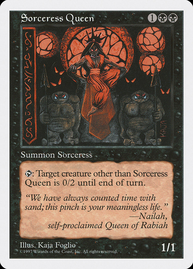 Sorceress Queen 5ED-194 Fifth Edition Magic card