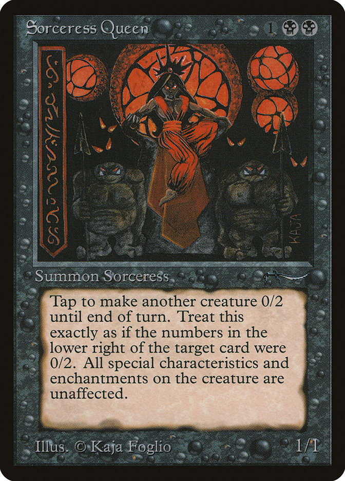 Sorceress Queen ARN-32 Arabian Nights Magic card