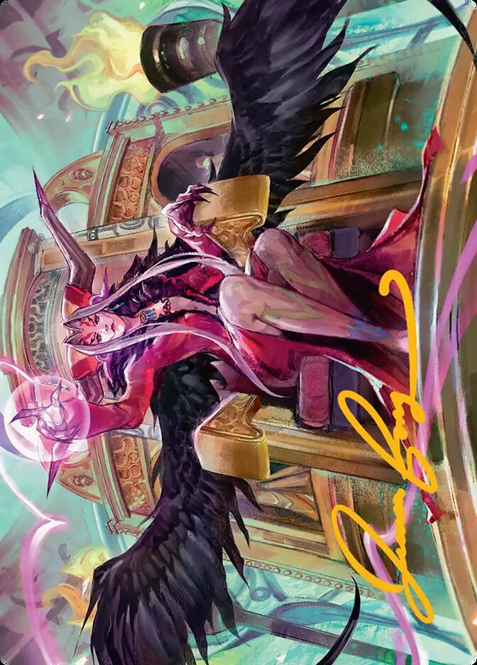 Sorceress's Schemes // Sorceress's Schemes AFIN-9 Final Fantasy Art Series Magic card