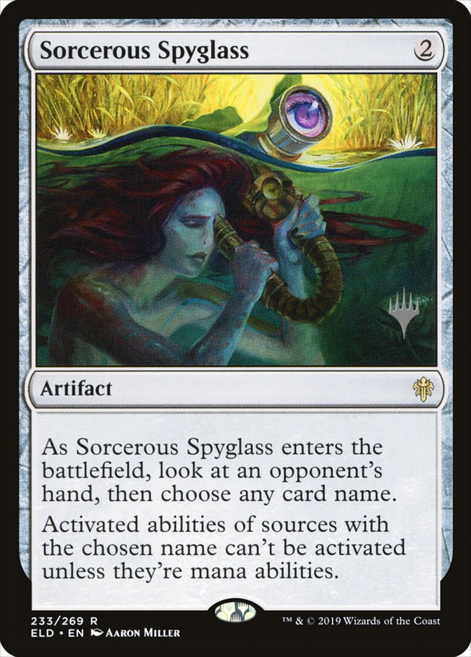 Sorcerous Spyglass PELD-233P Throne of Eldraine Promos Magic card