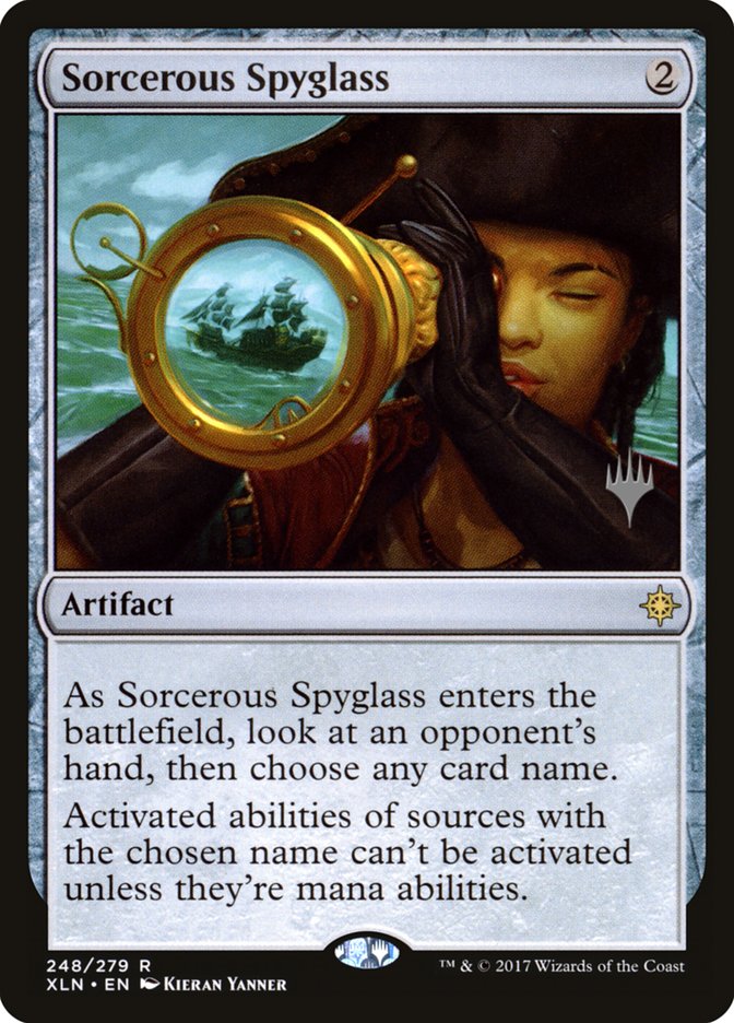 Sorcerous Spyglass PXLN-248P Ixalan Promos Magic card