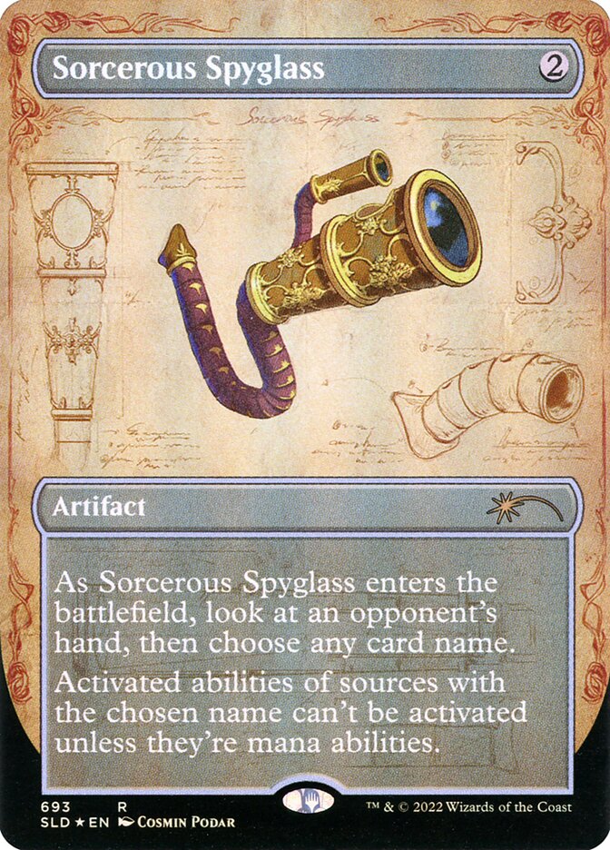 Sorcerous Spyglass SLD-693 Secret Lair Drop Magic card