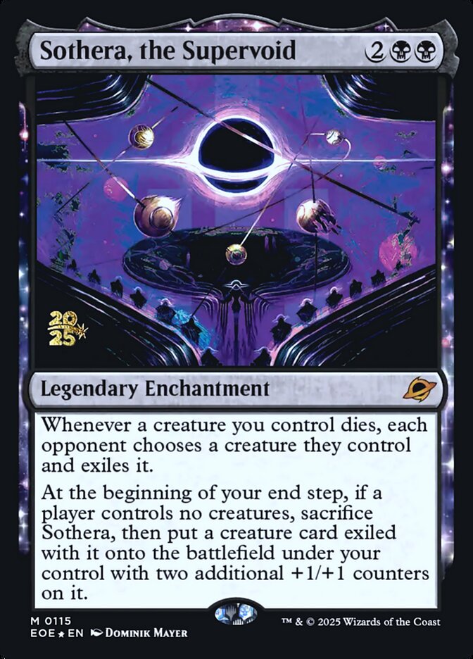 Sothera, the Supervoid PEOE-115S Edge of Eternities Promos Magic card