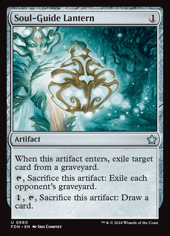 Soul-Guide Lantern FDN-680 Foundations Magic card