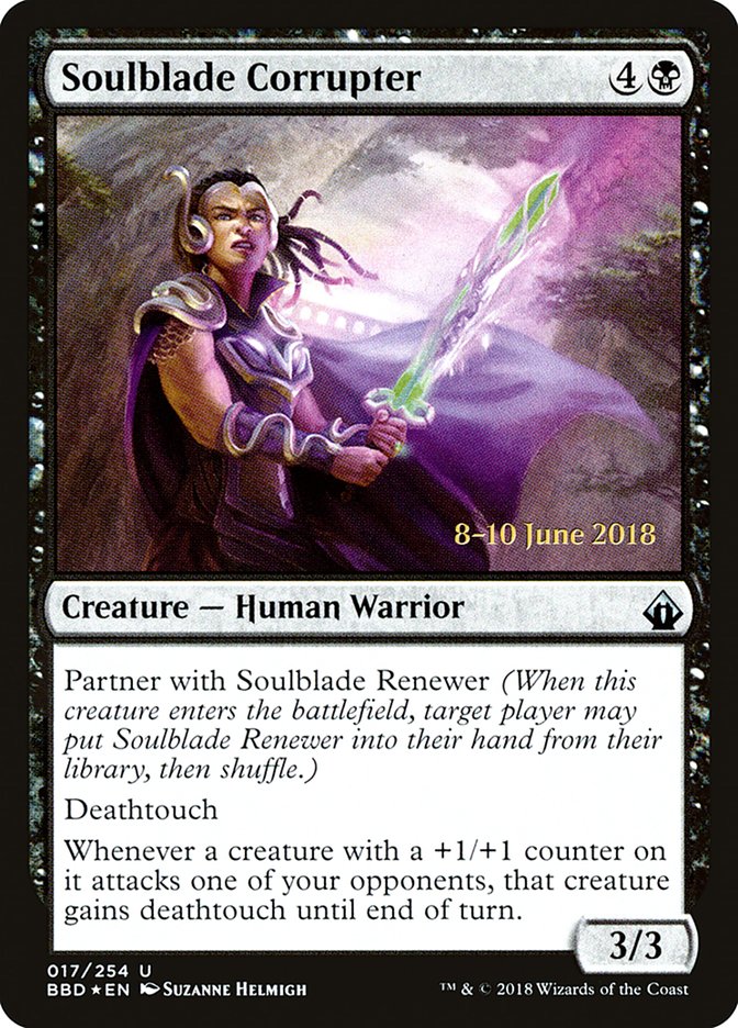 Soulblade Corrupter PBBD-17S Battlebond Promos Magic card