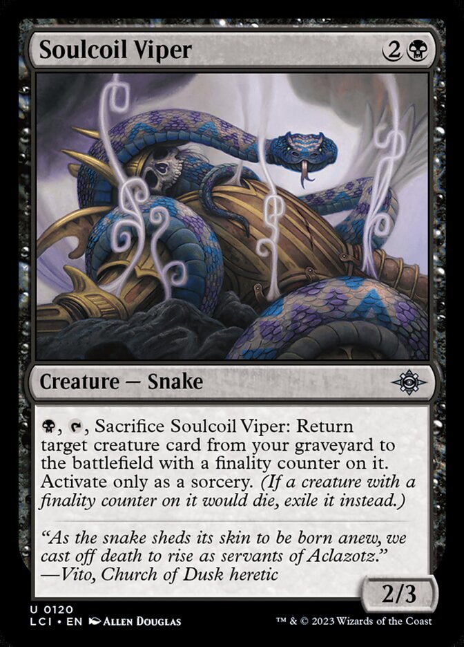 Soulcoil Viper LCI-120 The Lost Caverns of Ixalan Magic card