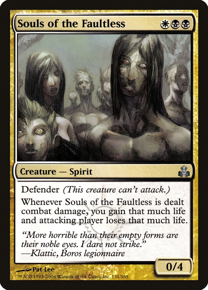 Souls of the Faultless GPT-131 Guildpact Magic card