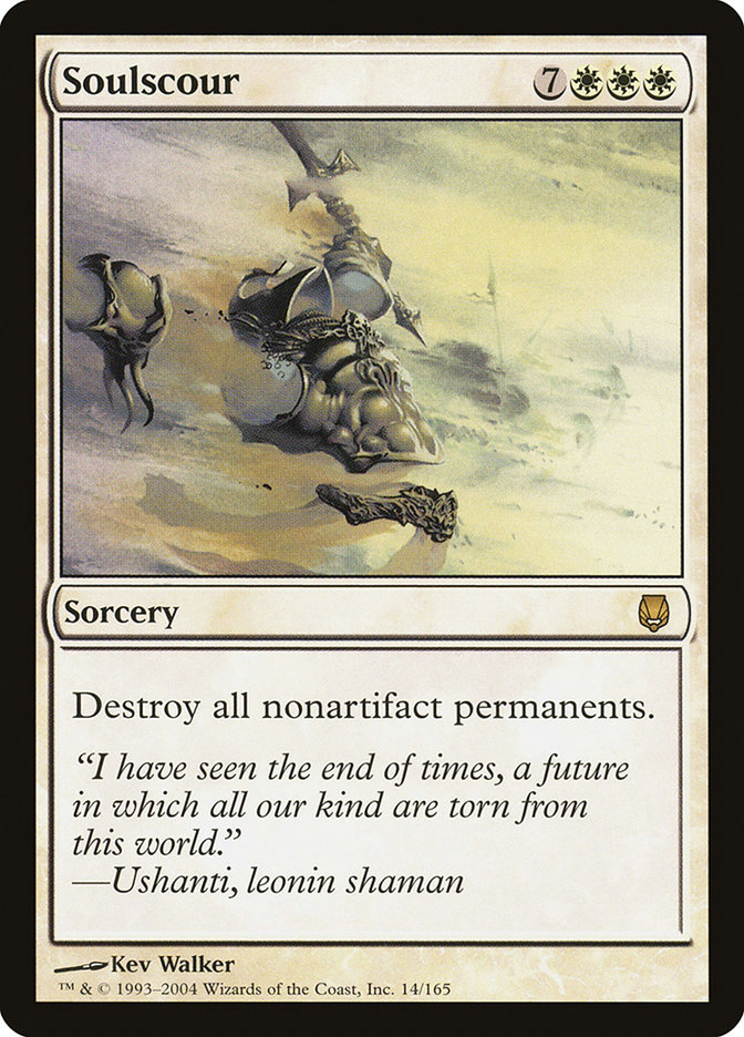 Soulscour DST-14 Darksteel Magic card