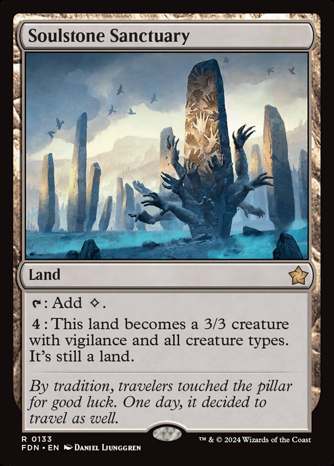 Soulstone Sanctuary FDN-133 Foundations Magic card