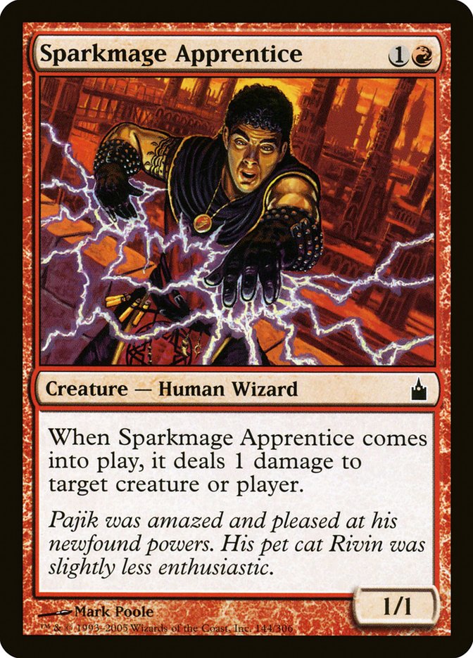 Sparkmage Apprentice RAV-144 Ravnica: City of Guilds Magic card