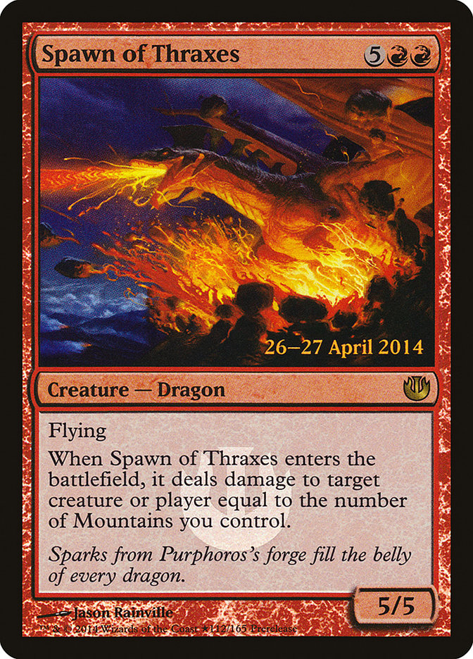 Spawn of Thraxes PJOU-112STAR Journey into Nyx Promos Magic card
