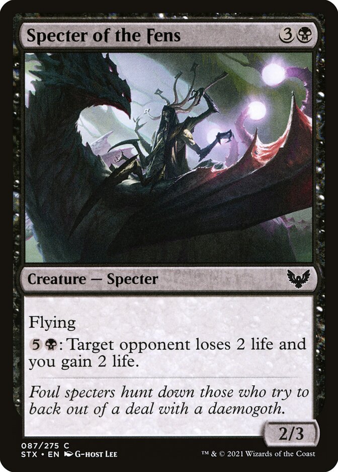 Specter of the Fens STX-87 Strixhaven: School of Mages Magic card