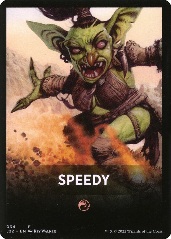 Speedy FJ22-34 Jumpstart 2022 Front Cards Magic card