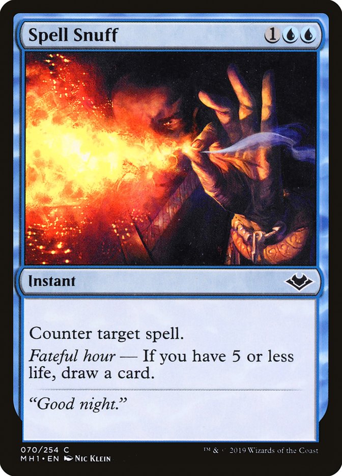 Spell Snuff MH1-70 Modern Horizons Magic card