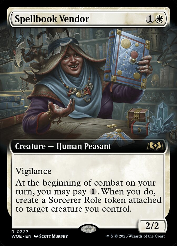 Spellbook Vendor WOE-327 Wilds of Eldraine Magic card