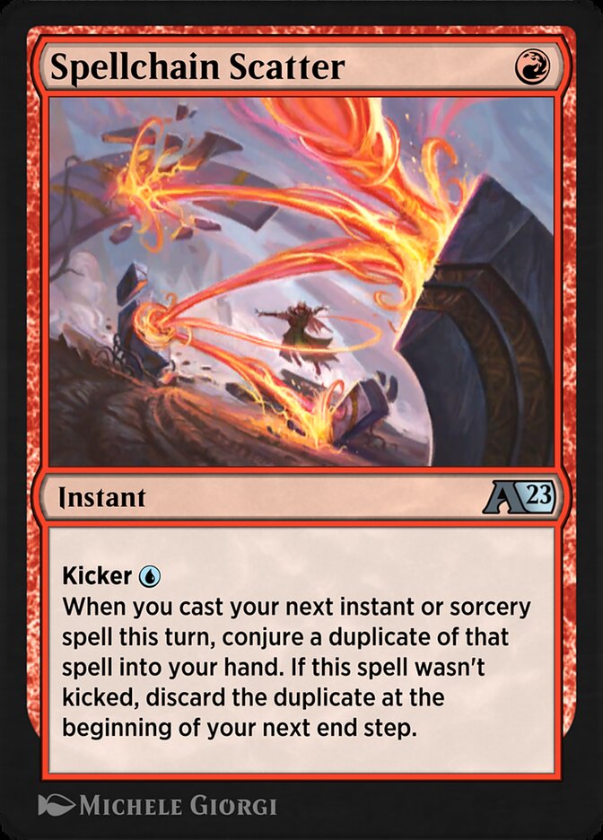 Spellchain Scatter YDMU-15 Alchemy: Dominaria Magic card