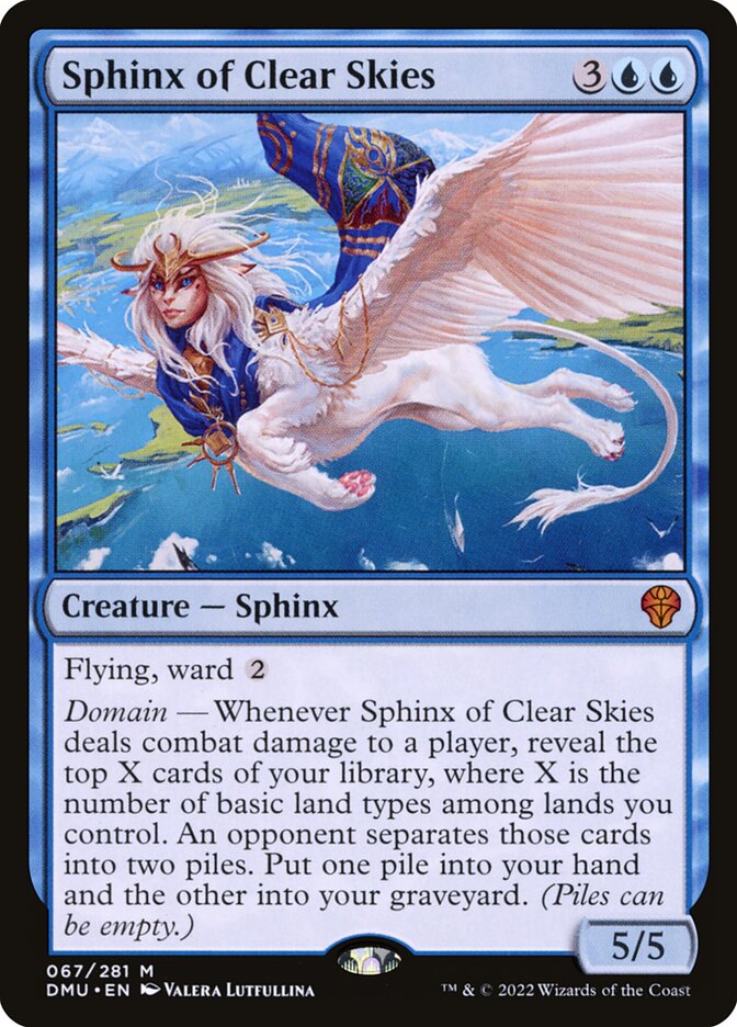 Sphinx of Clear Skies DMU-67 Dominaria United Magic card