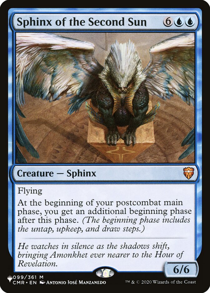 Sphinx of the Second Sun PLST-CMR-99 The List Magic card