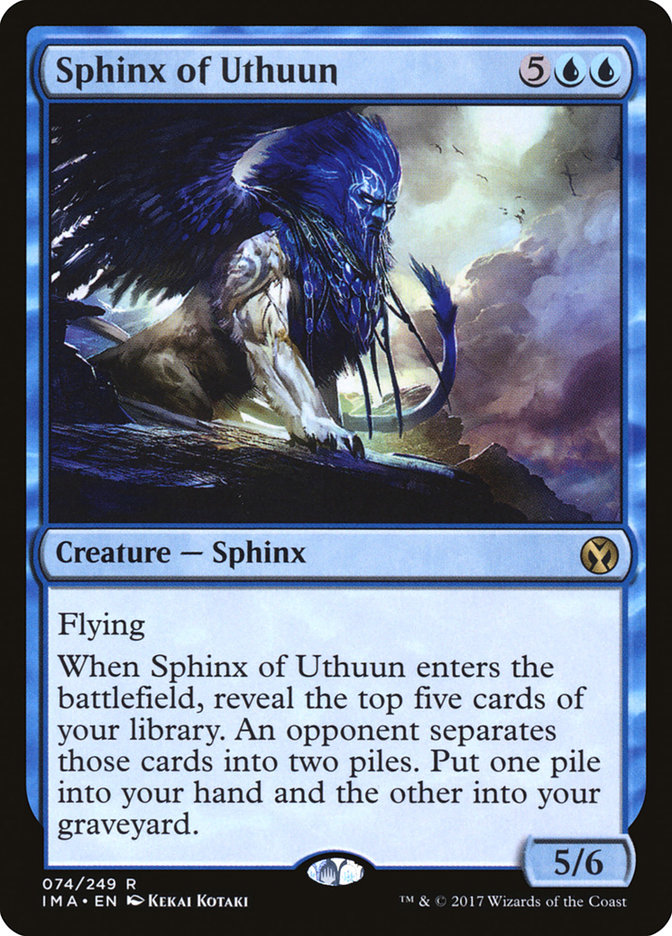 Sphinx of Uthuun IMA-74 Iconic Masters Magic card