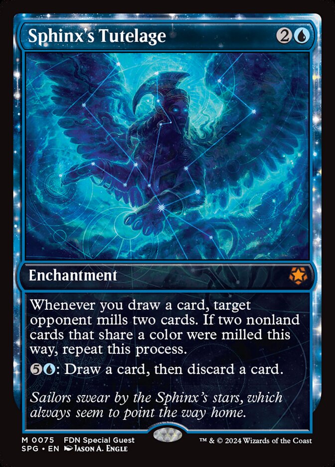 Sphinx's Tutelage SPG-75 Special Guests Magic card